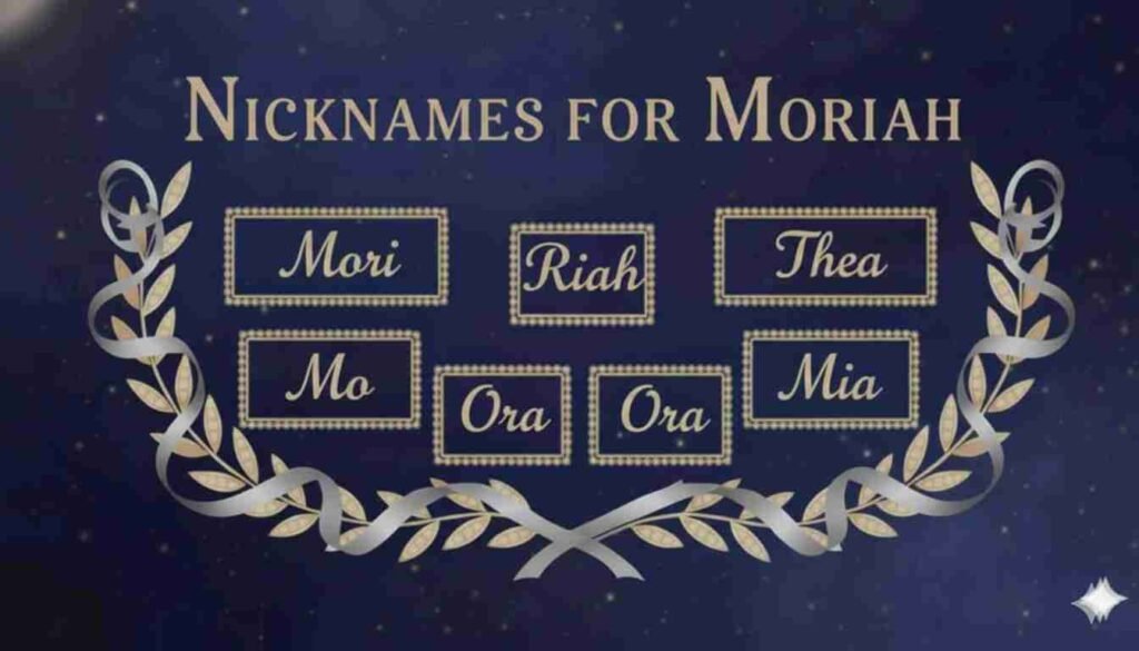 Nicknames for Moriah