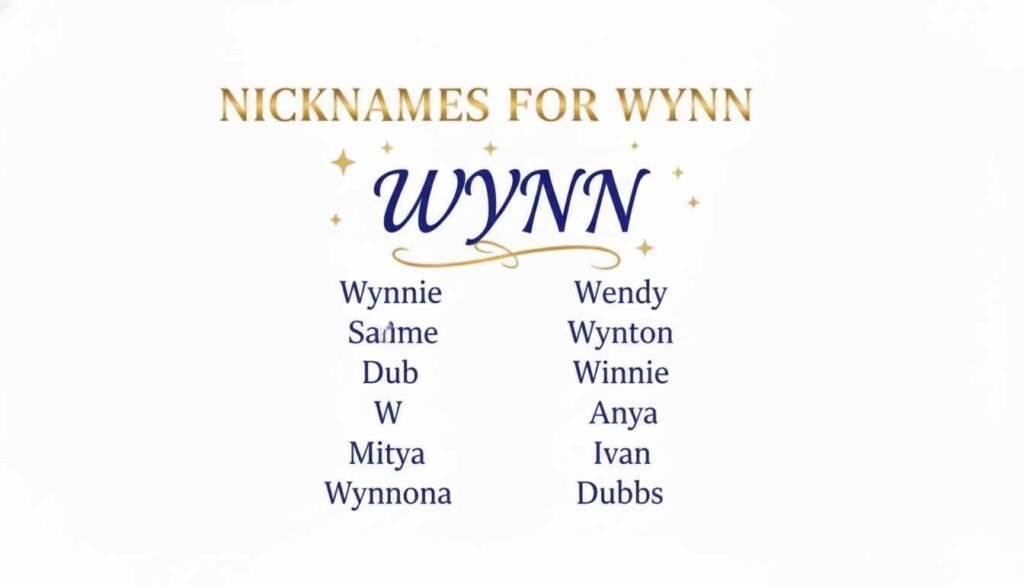 Nicknames for Wynn