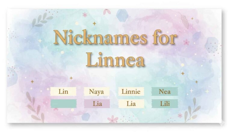 Nicknames for Linnea