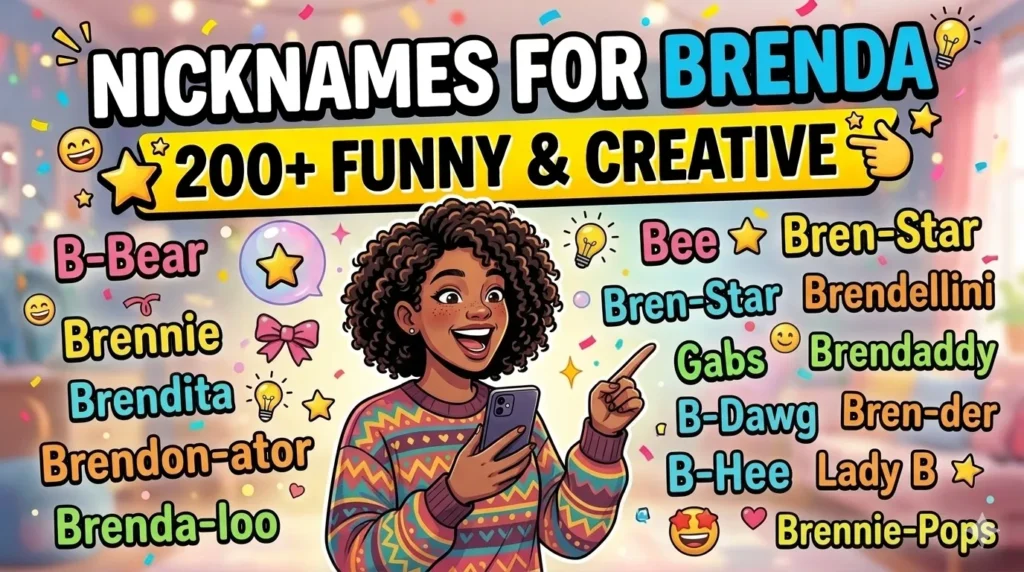 Nicknames for Brenda 200+ Funny & Creative