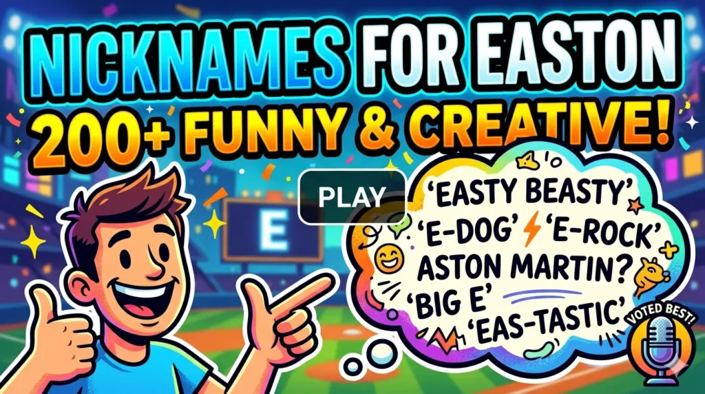 Nicknames for Easton 200+ Funny & Creative