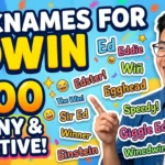 Nicknames for Edwin 200+ Funny & Creative