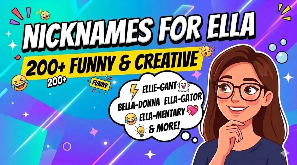 Nicknames for Ella 200+ Funny & Creative