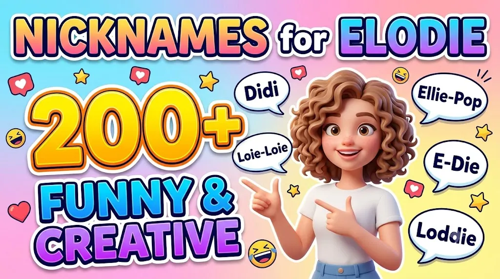 Nicknames for Elodie 200+ Funny & Creative