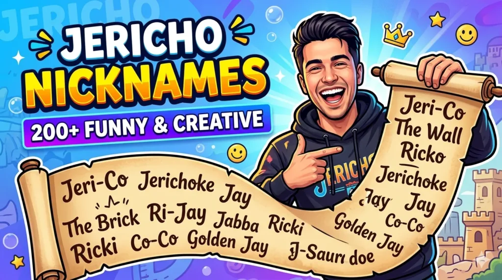 Nicknames for Jericho 200+ Funny & Creative