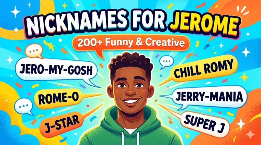 Nicknames for Jerome 200+ Funny & Creative