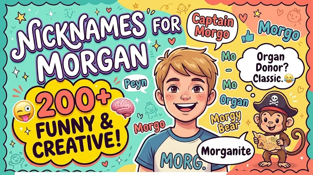 Nicknames for Morgan 200+ Funny & Creative