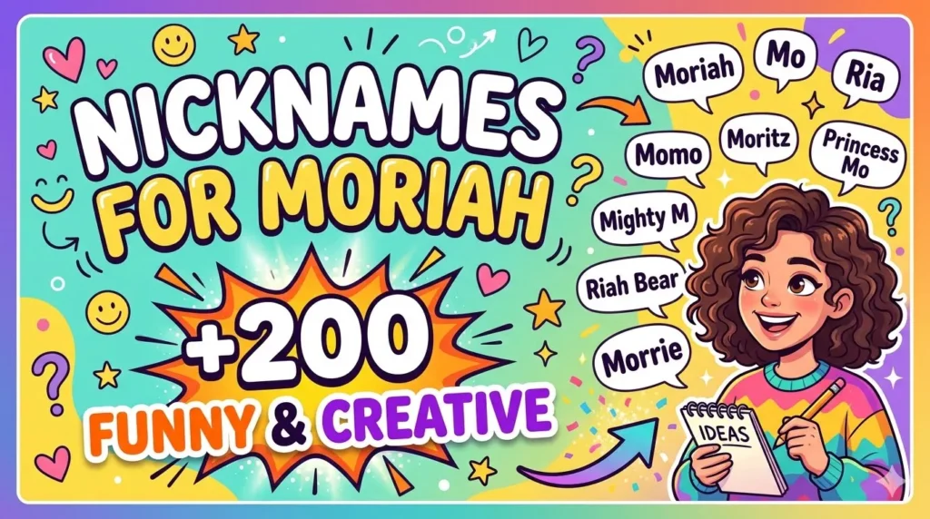 Nicknames for Moriah 200+ Funny & Creative