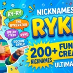 Nicknames for Ryker 200+ Funny & Creative