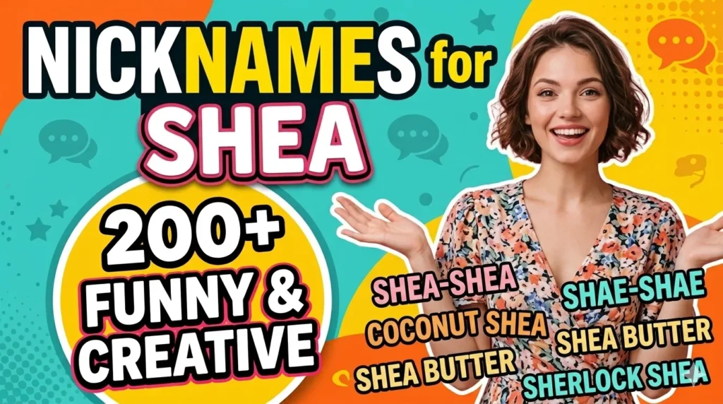 Nicknames for Shea 200+ Funny & Creative
