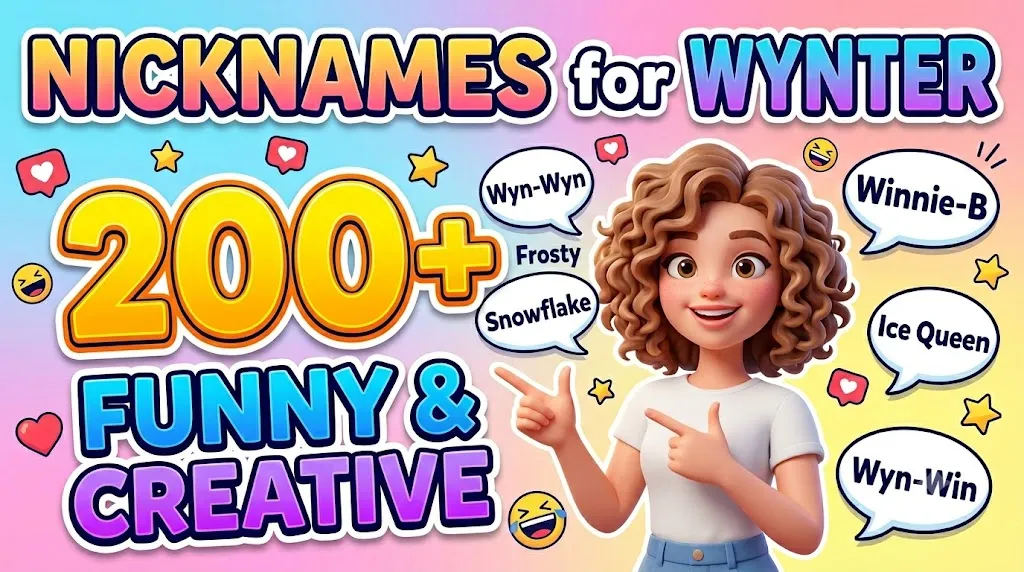 Nicknames for Wynter 200+ Funny & Creative
